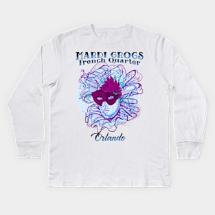 French Quarter Mardi Grogs Pool Bar Port Orleans Resort Kids Long Sleeve T-Shirt